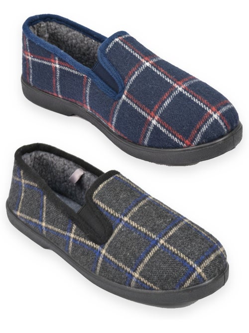 Chinelos charentaises homem pack 2 pares sola antiderrapante ozabi - Kiabi Chinelos charentaises homem pack 2 pares sola antiderrapante ozabi - Kiabi