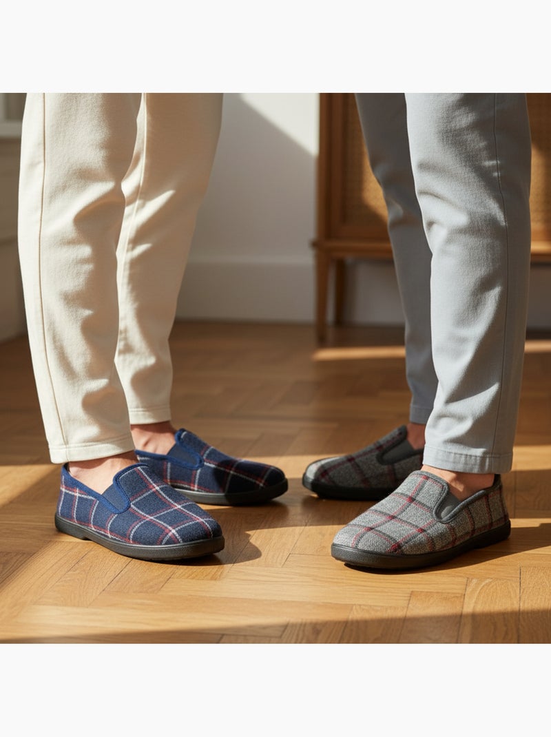 Chinelos charentaises homem pack 2 pares sola antiderrapante ozabi Cinza-azul - Kiabi