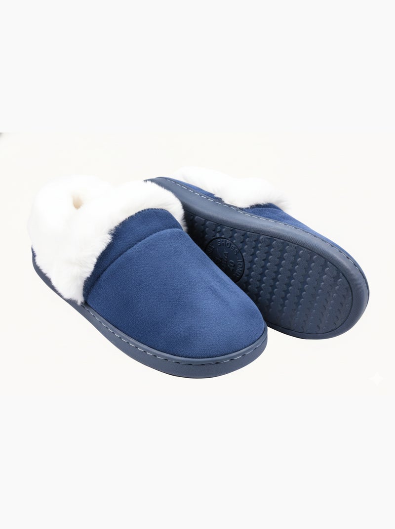 Chinelos Charentaises mulher Ultra Leves MD9691 Azul-marinho - Kiabi