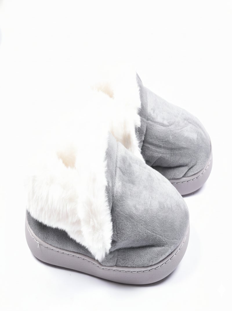 Chinelos Charentaises mulher Ultra Leves MD9691 Cinza - Kiabi
