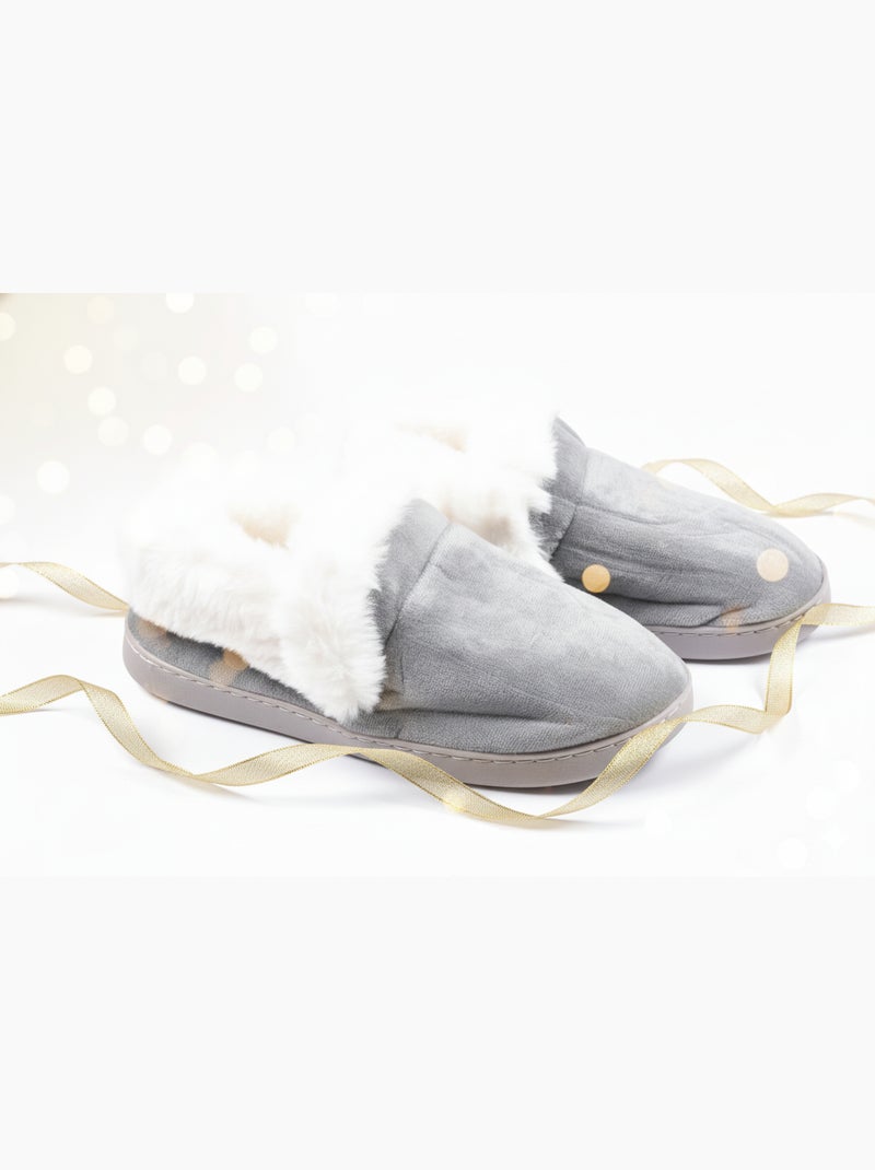 Chinelos Charentaises mulher Ultra Leves MD9691 Cinza - Kiabi