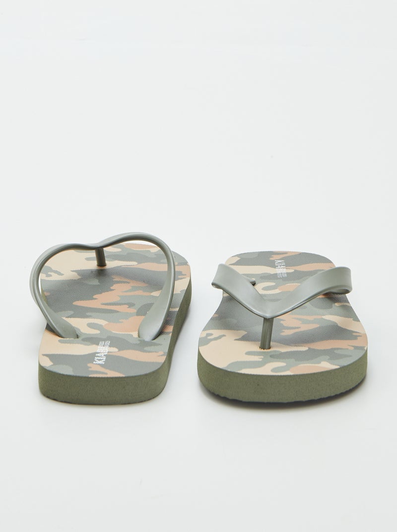 Chinelos com motivo CAQUI - Kiabi