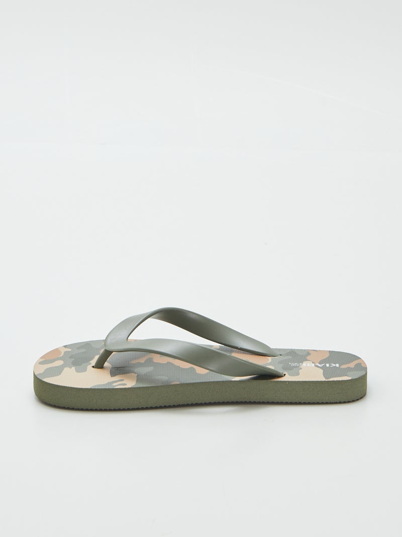 Chinelos com motivo CAQUI - Kiabi