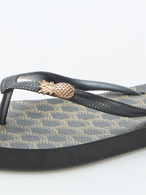 Chinelos com sola estampada - Kiabi