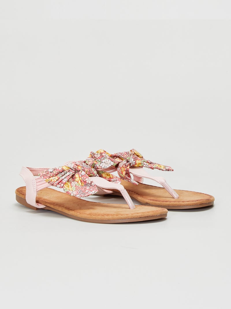 Chinelos com tira de suporte ROSA - Kiabi