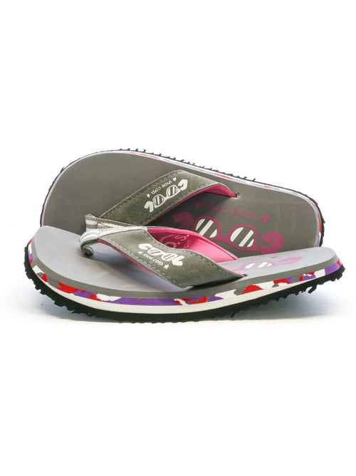 Chinelos cool shoe eve slight para menina cinzento/rosa - Kiabi Chinelos cool shoe eve slight para menina cinzento/rosa - Kiabi
