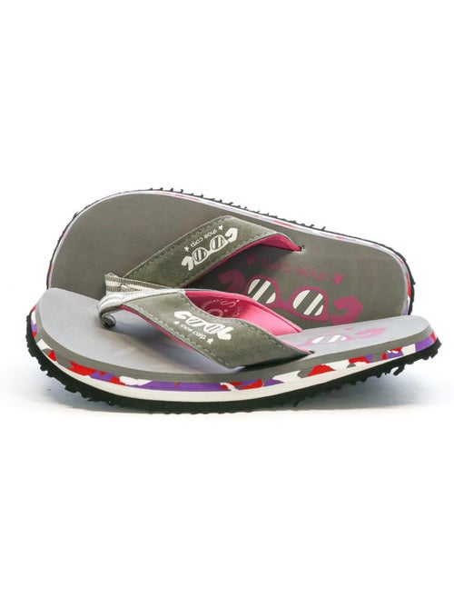 Chinelos cool shoe eve slight para menina cinzento/rosa - Kiabi Chinelos cool shoe eve slight para menina cinzento/rosa - Kiabi