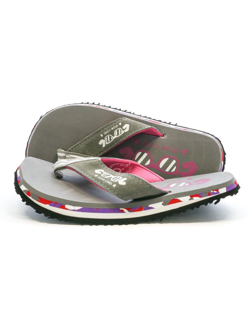 Chinelos cool shoe eve slight para menina cinzento/rosa Cinza-prateado - Kiabi