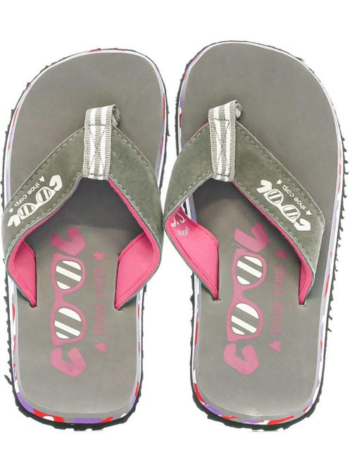 Chinelos cool shoe eve slight para menina cinzento/rosa - Kiabi Chinelos cool shoe eve slight para menina cinzento/rosa - Kiabi