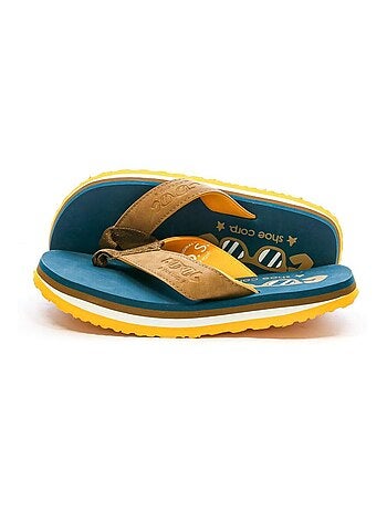 Chinelos cool shoe os boy azul/laranja para rapaz
