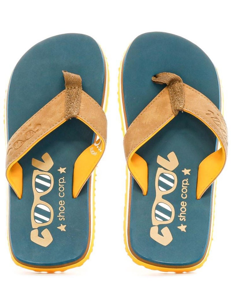 Chinelos cool shoe os boy azul/laranja para rapaz Azul - Kiabi