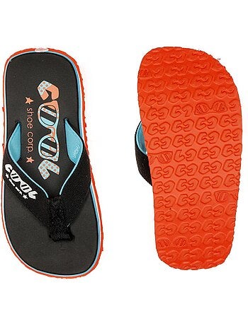 Chinelos cool shoe os boy azul/laranja para rapaz