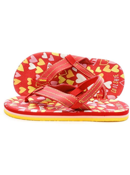 Chinelos cool shoe para menina vermelho/amarelo - Kiabi Chinelos cool shoe para menina vermelho/amarelo - Kiabi