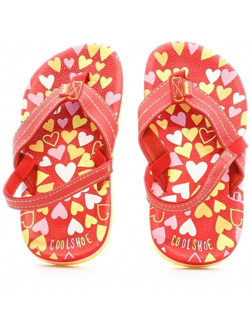 Chinelos cool shoe para menina vermelho/amarelo - Kiabi Chinelos cool shoe para menina vermelho/amarelo - Kiabi