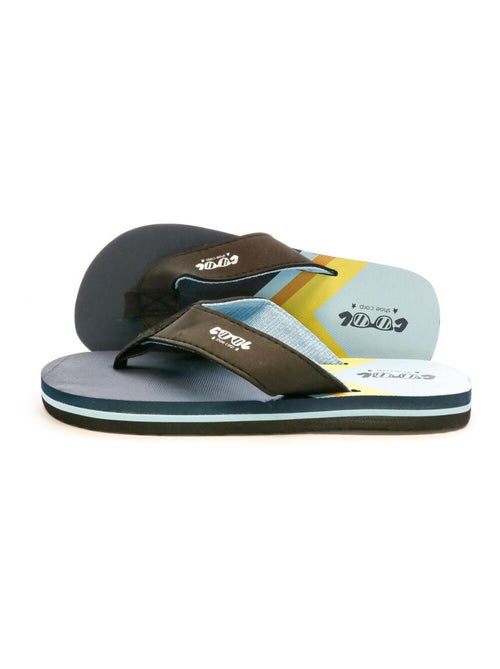 Chinelos cool shoe zinc para menino preto/azul - Kiabi