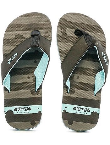 Chinelos Cool Shoe Zinc para Rapaz Preto/Cinzento