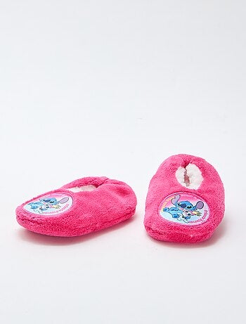 Chinelos de bailarina em polar 'Stitch'