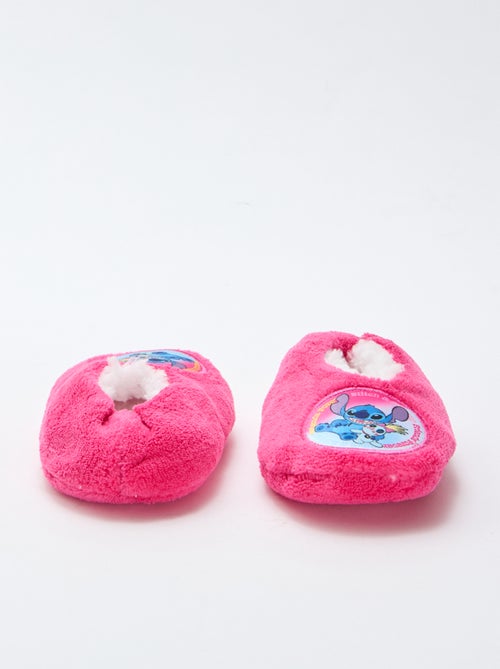 Chinelos de bailarina em polar 'Stitch' - Kiabi