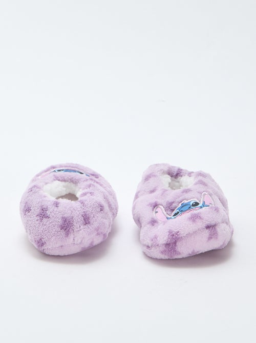 Chinelos de bailarina em polar 'Stitch' - Kiabi