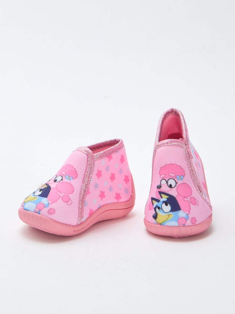 Chinelos de botim 'Bluey' com abertura Rosa - Kiabi