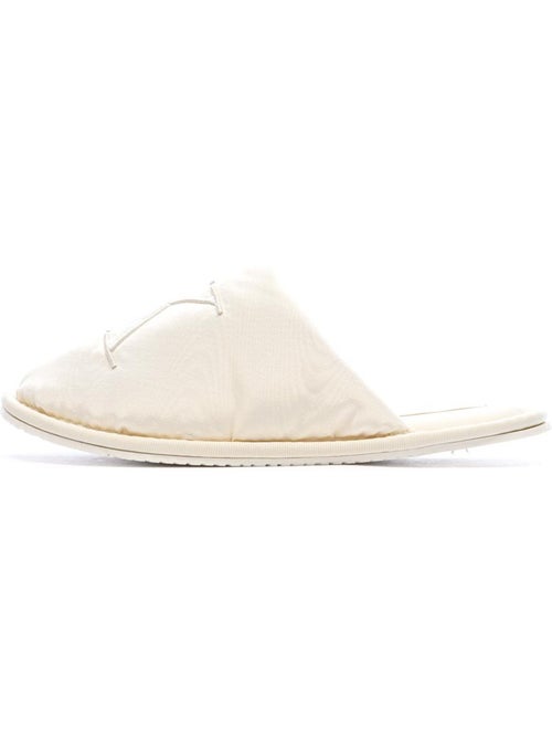 Chinelos de Cetim Branco Calvin Klein Jeans para Mulher - Kiabi