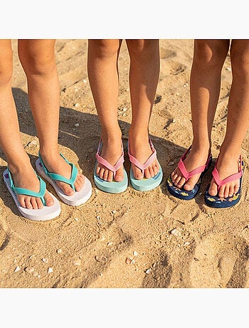 Chinelos de dedo criança ozabi pack 3 pares - motivos fantasia