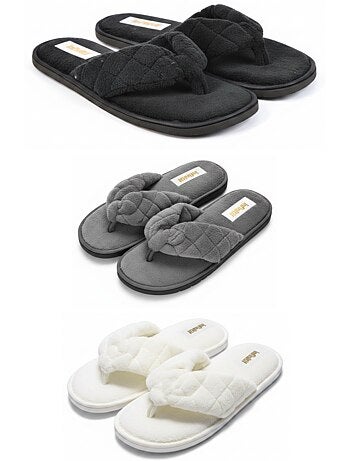 Chinelos de Dedo Espuma Mulher Pack 3 Pares INFINIT PARIS