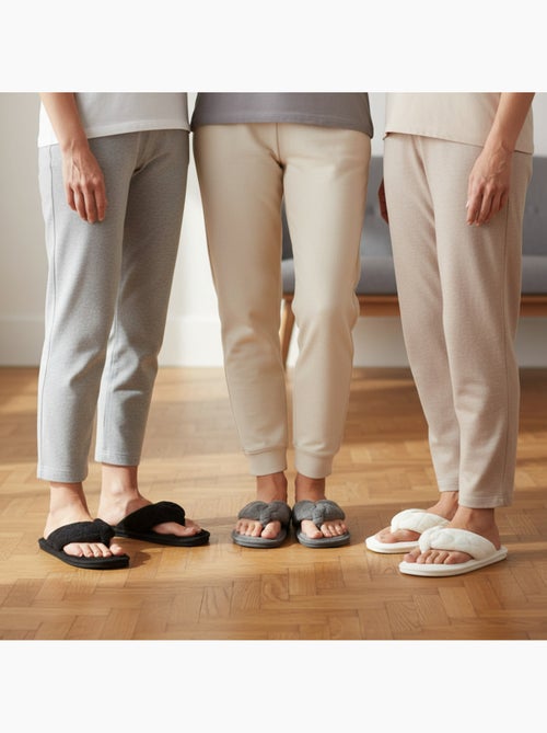 Chinelos de Dedo Espuma Mulher Pack 3 Pares INFINIT PARIS - Kiabi