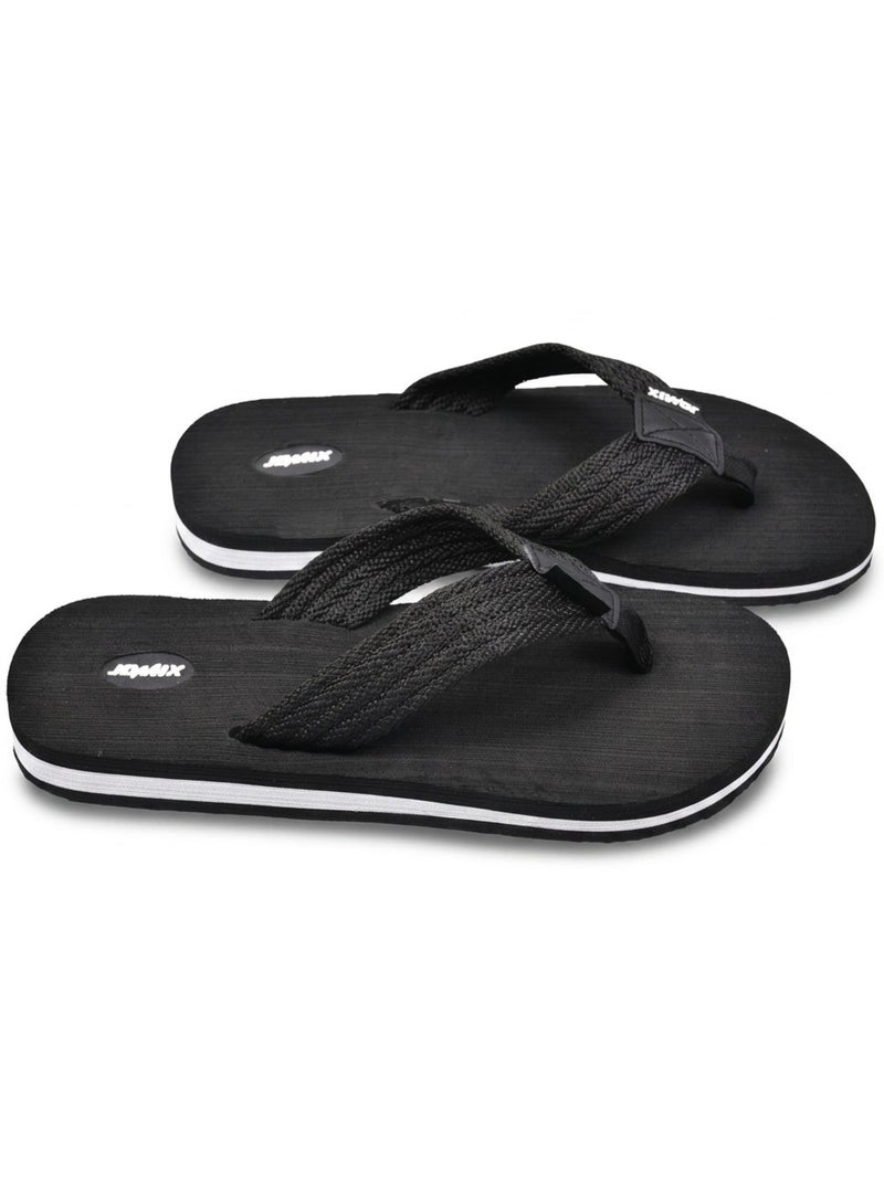 Chinelos de dedo homem conforto multidensidade sola espessa antiderrapante OZABI Preto - Kiabi