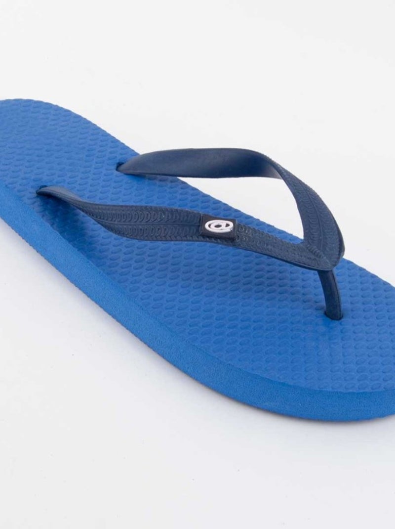 Chinelos De Dedo Material Sintético Montevita Azul - Kiabi