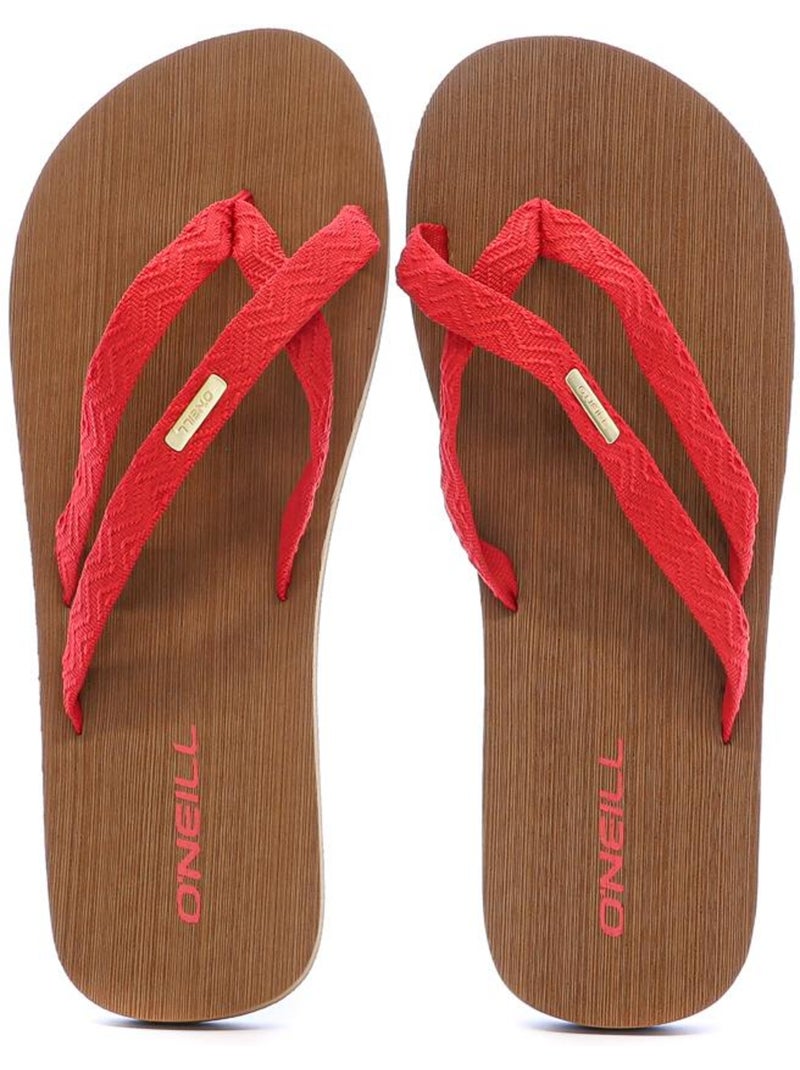 Chinelos de Dedo O'Neill Ditsy Strap Bloom para Mulher Rosa - Kiabi