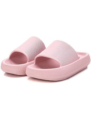 Chinelos de dedo rosa para mulher xti 44489