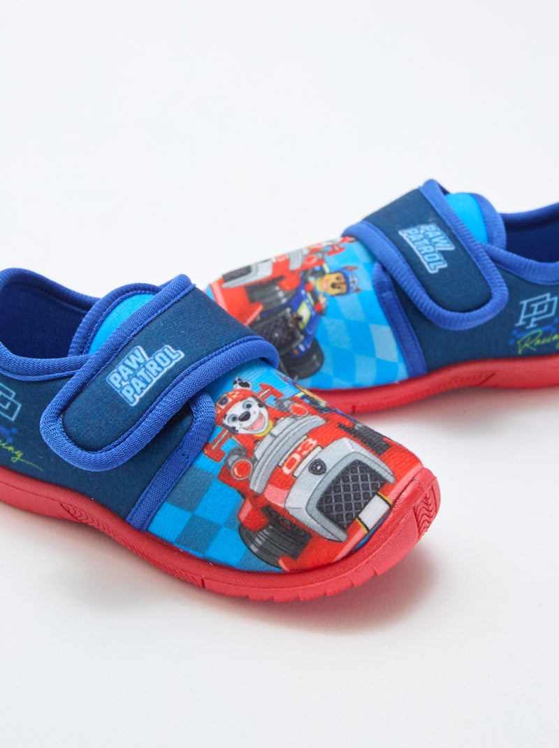 Chinelos de enfiar com velcro 'Patrulha Pata' Azul - Kiabi