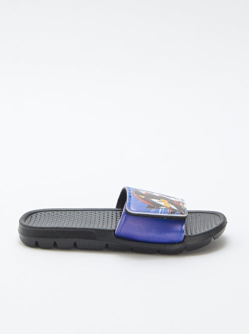 Chinelos de enfiar 'Sonic' com velcro - Kiabi