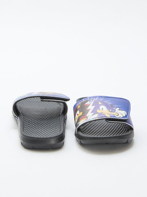 Chinelos de enfiar 'Sonic' com velcro - Kiabi