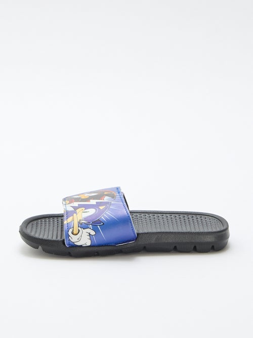 Chinelos de enfiar 'Sonic' com velcro - Kiabi