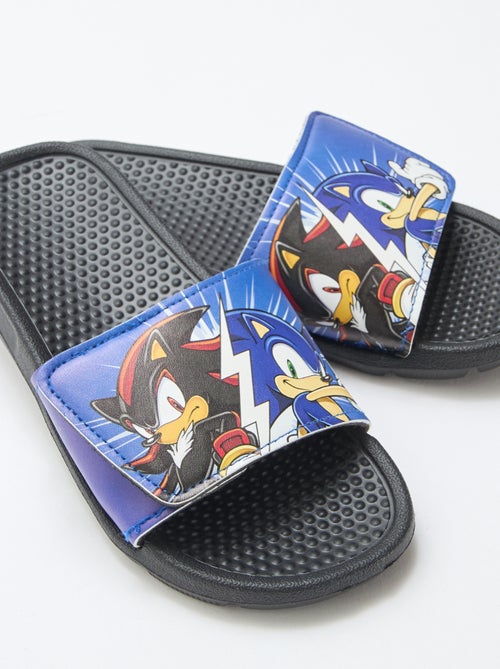 Chinelos de enfiar 'Sonic' com velcro - Kiabi