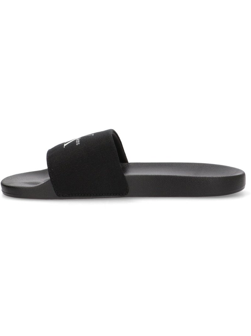 Chinelos de homem calvin klein jeans monogram slide pretos Preto - Kiabi