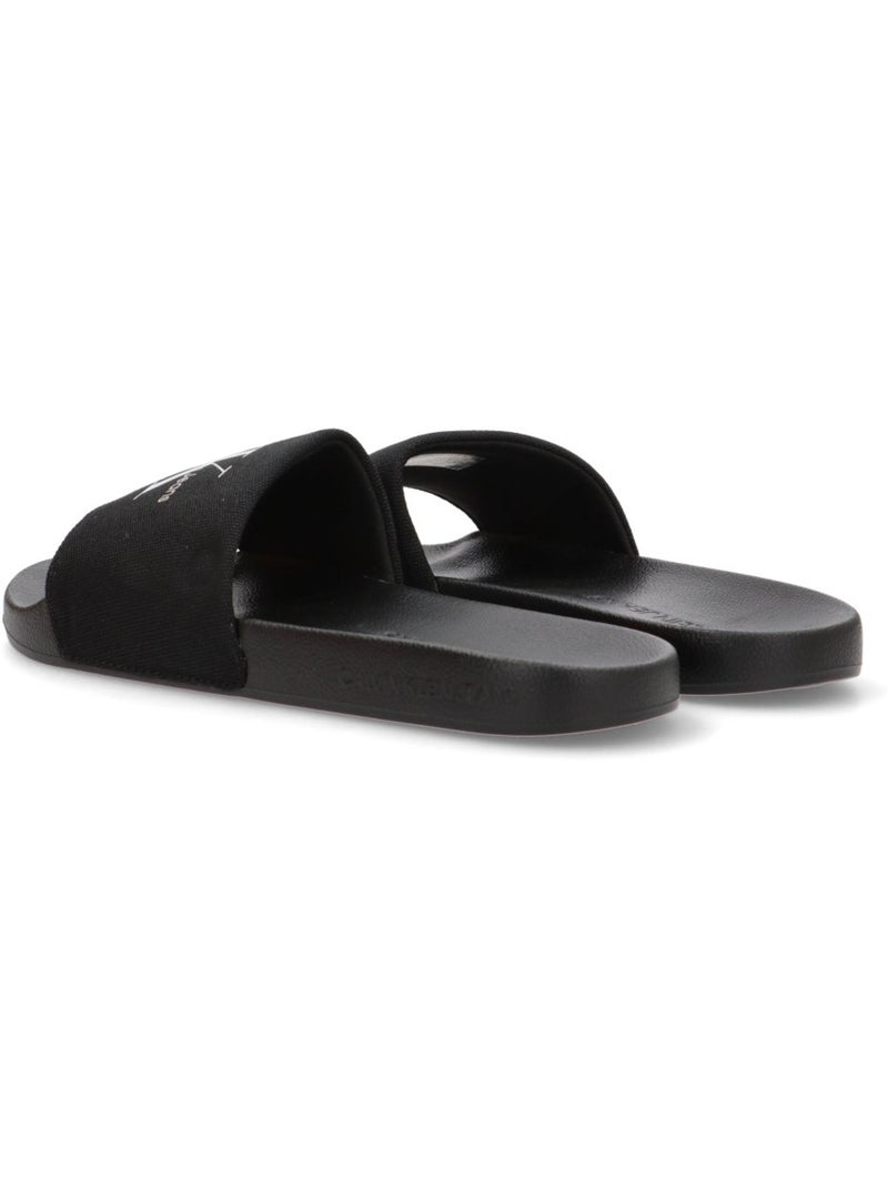 Chinelos de homem calvin klein jeans monogram slide pretos Preto - Kiabi