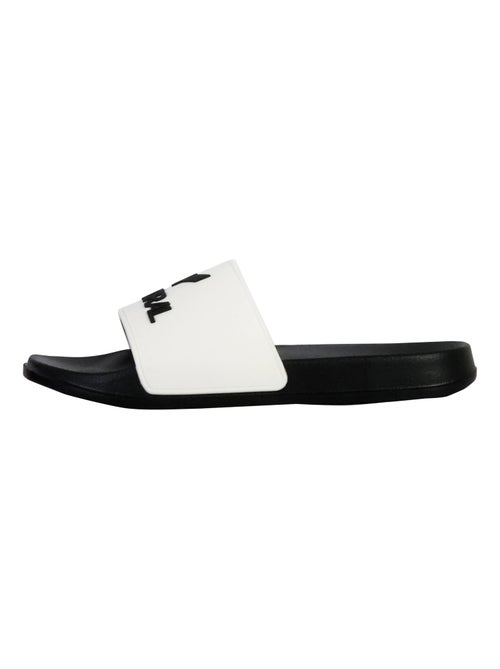 Chinelos de homem kaporal baporal branco/preto - Kiabi Chinelos de homem kaporal baporal branco/preto - Kiabi