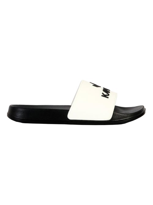 Chinelos de homem kaporal baporal branco/preto - Kiabi Chinelos de homem kaporal baporal branco/preto - Kiabi
