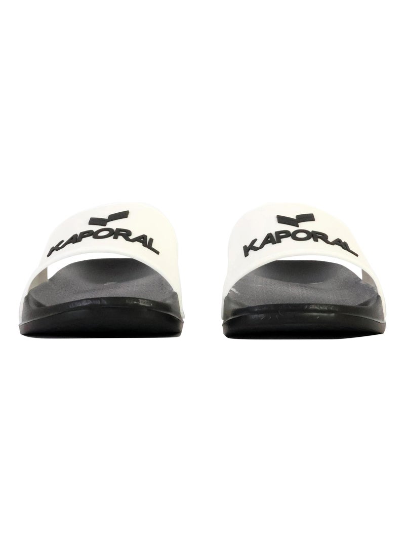 Chinelos de homem kaporal baporal branco/preto Branco - Kiabi