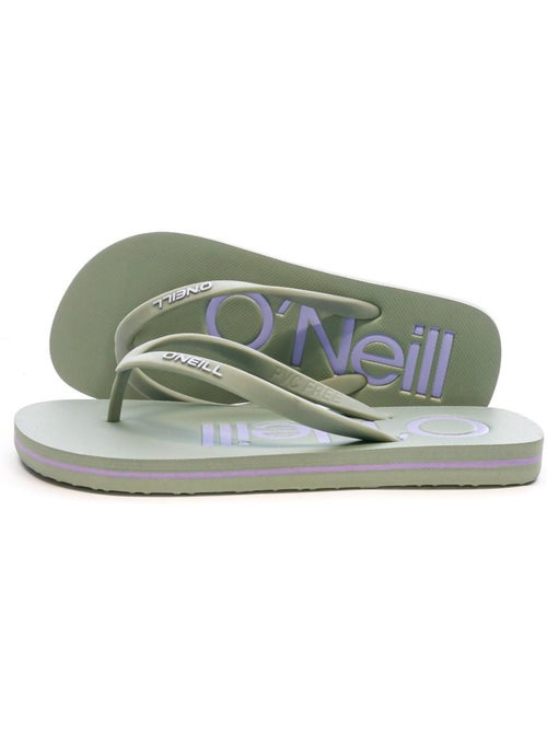 Chinelos de Menina O'Neill Profile Logo Estampado Kaki - Kiabi Chinelos de Menina O'Neill Profile Logo Estampado Kaki - Kiabi
