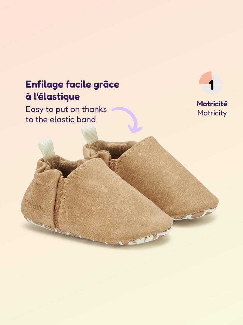 Chinelos de motricidade 1 'virar' - Kitchoun Castanho - Kiabi