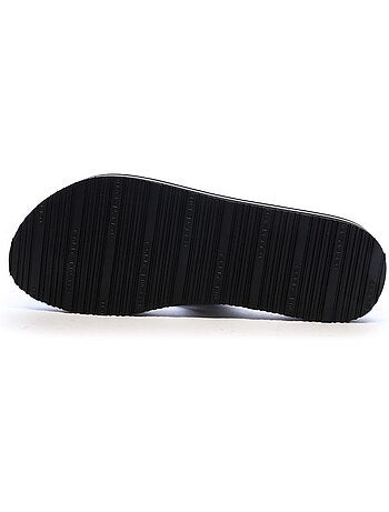 Chinelos de mulher tommy hilfiger webbing summer pretos