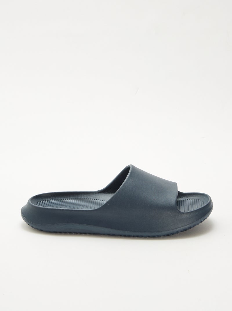 Chinelos de Piscina com Plataforma Azul - Kiabi