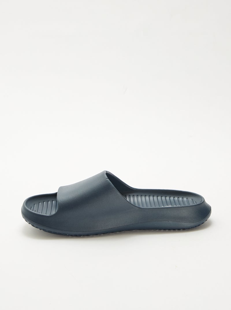 Chinelos de Piscina com Plataforma Azul - Kiabi