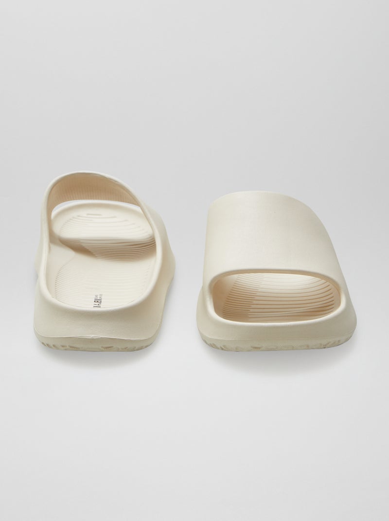 Chinelos de piscina de uma peça BEGE - Kiabi