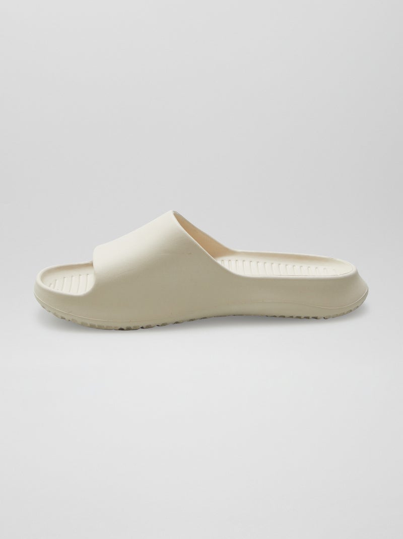 Chinelos de piscina de uma peça BEGE - Kiabi