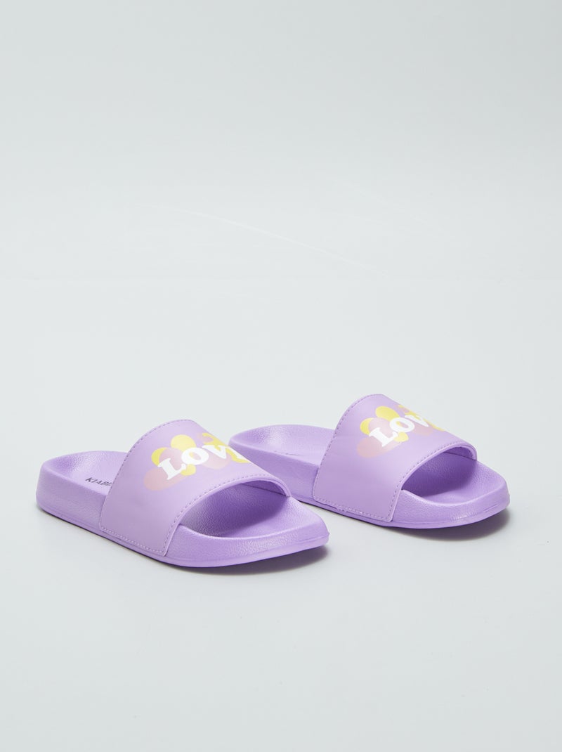 Chinelos de piscina Love VIOLETA - Kiabi